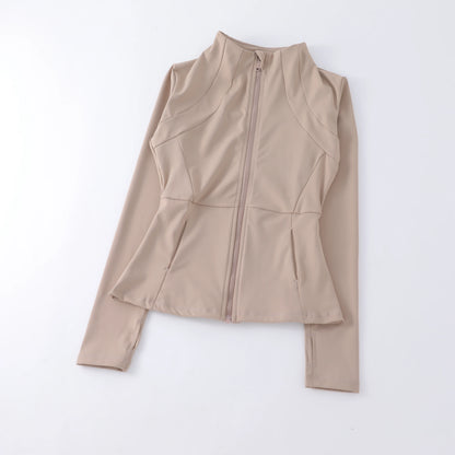 2024 Yoga Clothes Windbreaker Sportswear Woman Running Long Sleeve Sweatshirt Sports Jackets Top Women Workout Tops Activewear