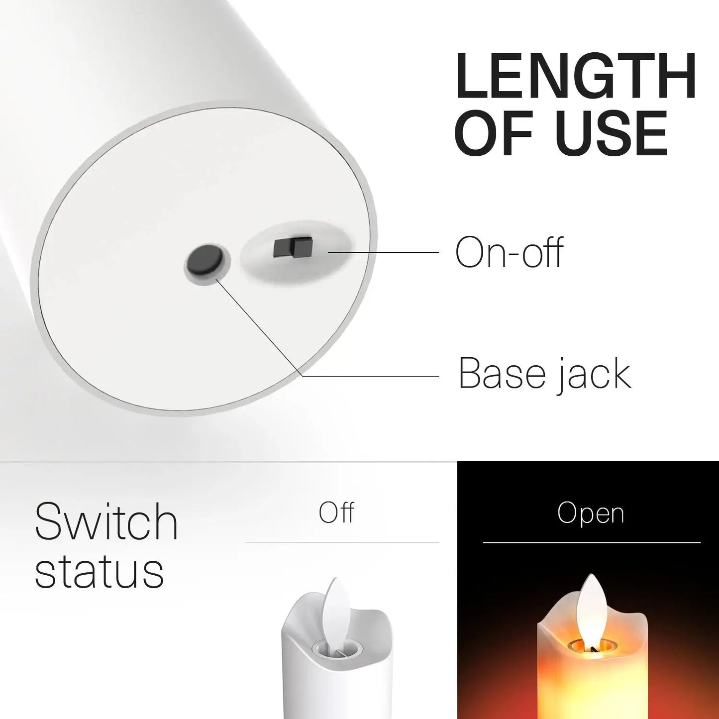Set of 12 Rechargeable Remote-Controlled LED Candles Light with Realistic Flickering Flames Mood Lighting for Home Décor Candles