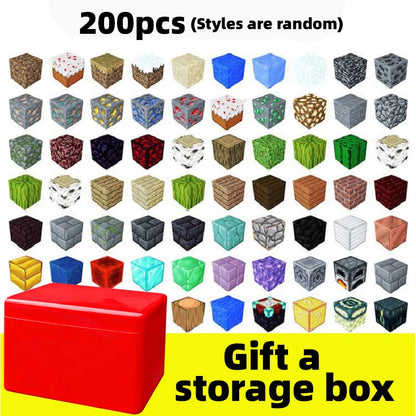 TNT Building Block Storage Box, Magnetic Building Blocks Toy, Building Block Set, Children's DIY Assembly Toy Building Blocks,