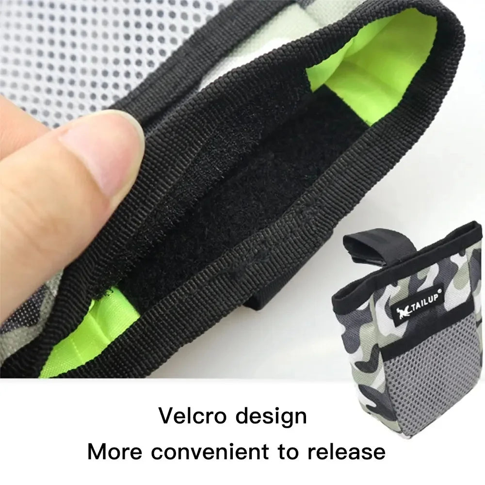 Large Capacity Wear-Resistant Outdoor Portable Dog Snack Training Bag Durable Waist Bag for Puppy Pet Supplies