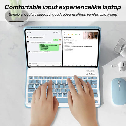Keyboard Case Universal For Galaxy Active5 Active4 Active Pro 10.1 Inch SM-X350 X356B SM-T630 T636B T540 T547 Keyboard Cover