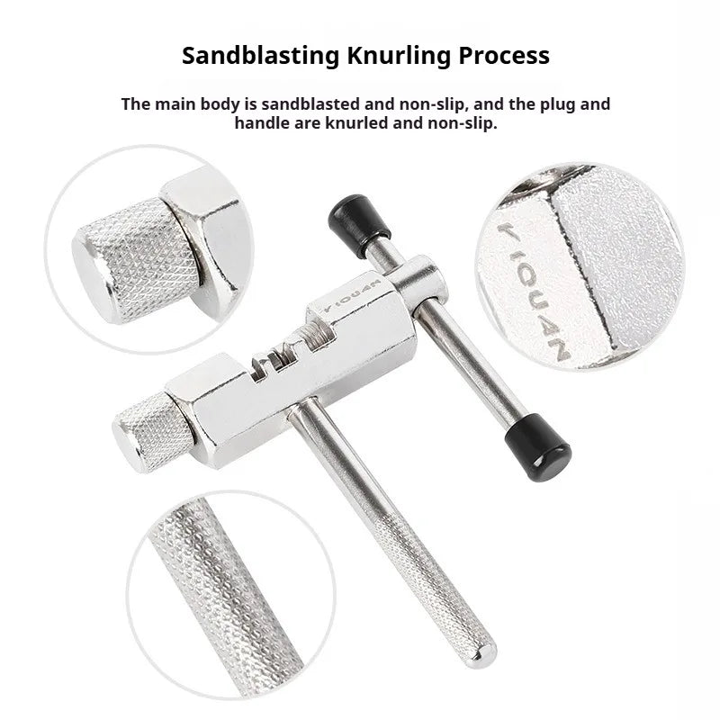 Mountain Bike Chain Cutter Chain Unloader With Nickel Plated Top Pin All Steel Chain Remover Road Bike Chain Removal Tool