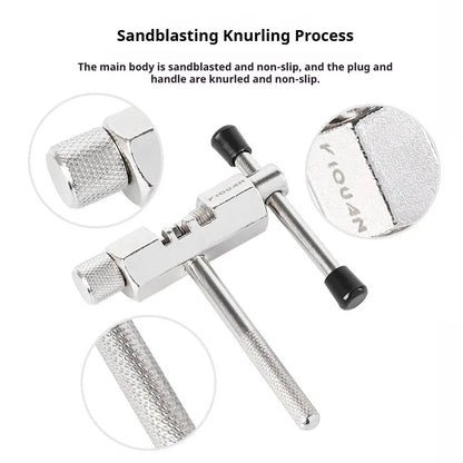 Mountain Bike Chain Cutter Chain Unloader With Nickel Plated Top Pin All Steel Chain Remover Road Bike Chain Removal Tool