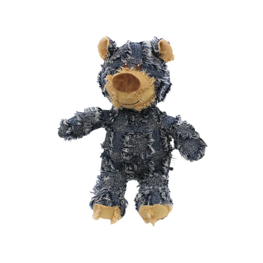 Pet Dog Toys Bear Squeaking Stuffed Toys For Dogs Cat Chew Squeak Toy for Small Dogs Play Funny Training Anxiety Relief Sleep Do