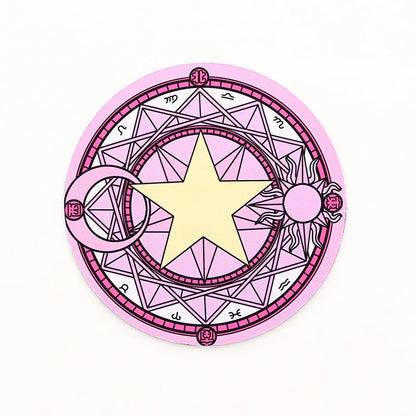 Fashion Moon Phase Planet  Retro Mouse Pad Round Computer Mouse Pad Gaming Mouse Pad for Pc Laptop Desk Macbook Pro Mouse Pad