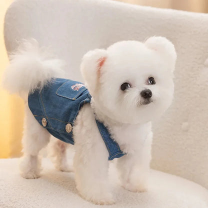 Dog Clothing Suit Puppy Summer Clothes Costume for Dogs Small Overalls Dresses Pets Chihuahua Apparel Jumpsuits Supplies Pet