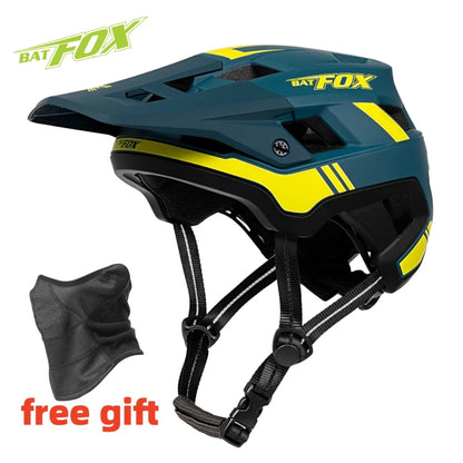 BATFOX bicycle helmet mtb casco fox mountain cycling helmet men Ultralight integral road bike bat fox helmets casco bicicleta