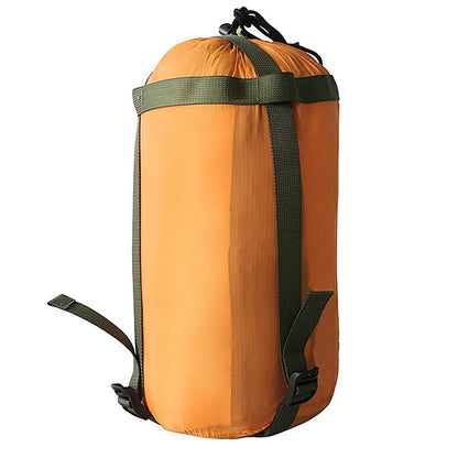 Outdoor Camping Sleeping Storage Bag 38*18cm Waterproof Compression Stuff Sack Drawstring Design Nylon Pack EDC Equipment
