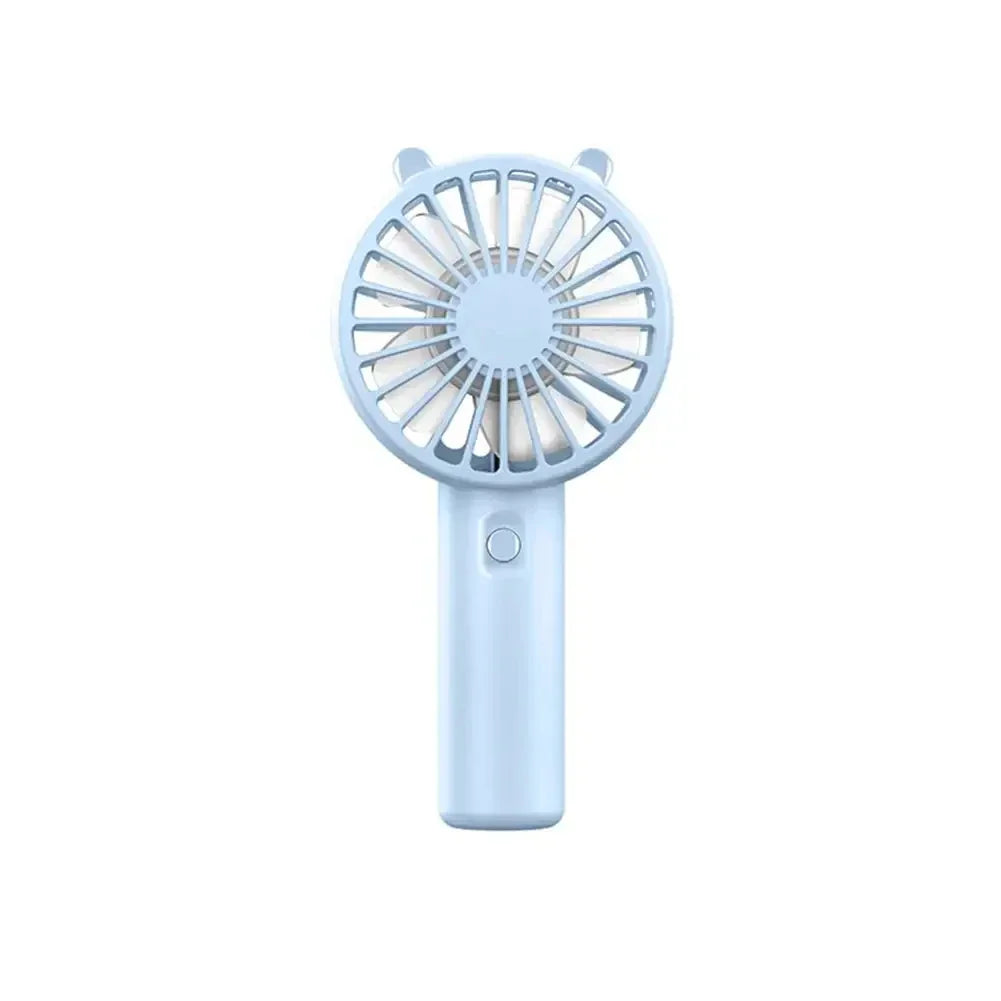 Portable Handheld Fan Mini USB Rechargeable Fan Cute Desktop Cooling Small Silent Fan Adult Children Outdoor Dormitory Travel