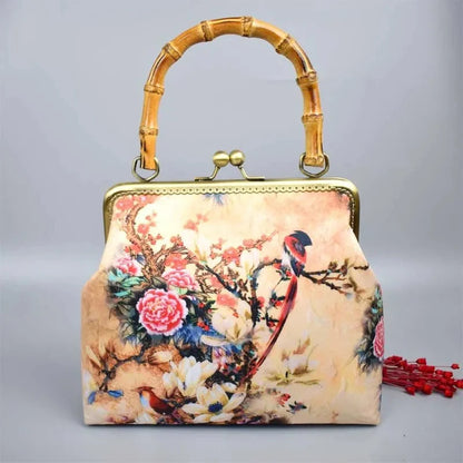 Wood Hand lock Shell Bags Vintage Designer Bag Women Shoulder Crossbody Bag Chain Tote Women's Handbags Purses