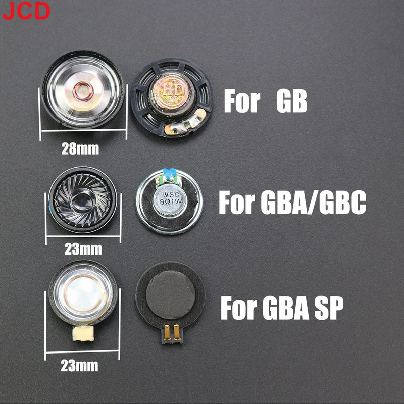 JCD 1Pcs 23mm 28mm Louder Speaker For Gameboy Color Advance GBC GBA for Gameboy Advance SP GBA SP LoudSpeaker