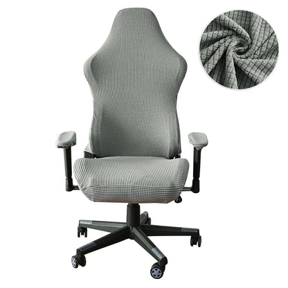 Simple Home Gaming Chair Cover Universal Computer Game Competitive Chair Seat Backrest Armrest Elastic Swivel Chair Covers Home
