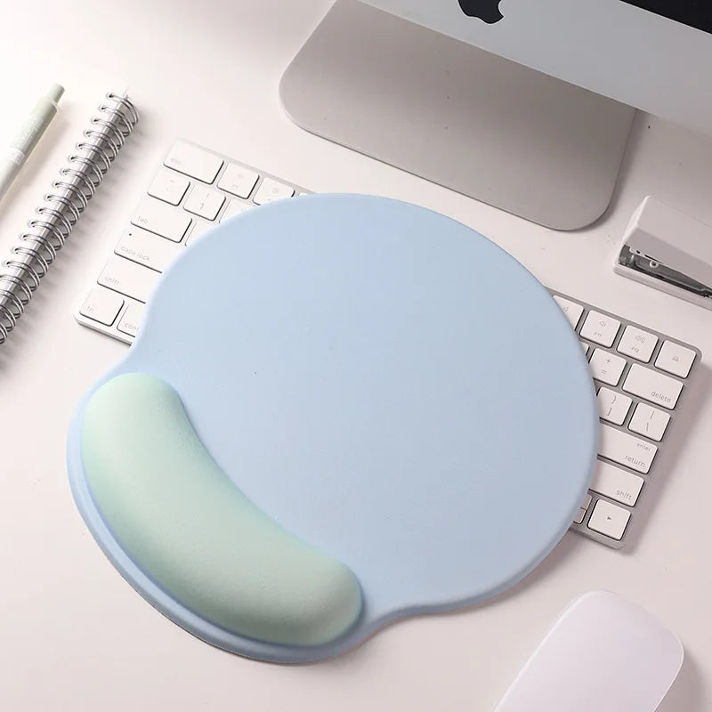 Mouse Pad Comfortable Wrist Support Non Slip Mice Mat Soft Mousepad Wrist Support Computer Silicone mouse pad