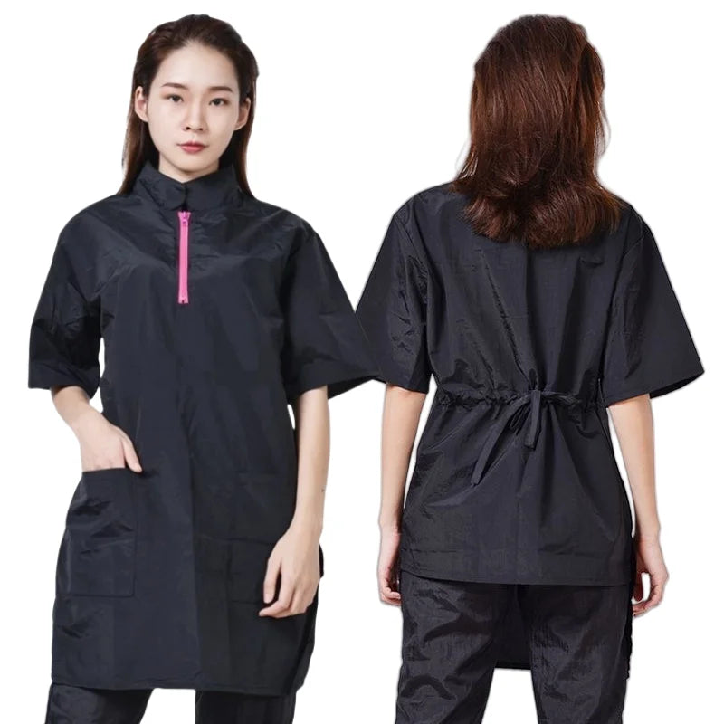 Long Style Pet Dog Grooming Clothing Pet Shop Groomer Uniform Waterproof Anti Hair Working Clothes Hair Salon Hairdresser's Robe