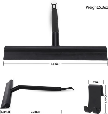 Shower Squeegee  for Glass Door Shower Wall Scraper Cleaner With Silicone Holder Bathroom Mirror Wiper Scraper Glass Cleaning