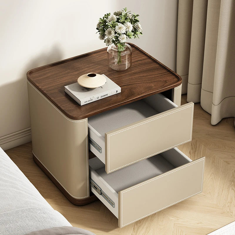 Storage With Drawers Bedside Tables Luxury Bedroom Space Saving Nightstands Delicacy Modern Mesitas De Noche Home Furniture