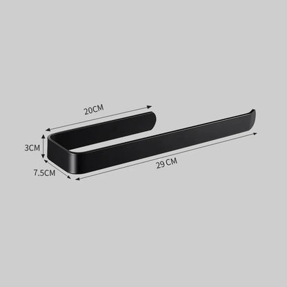 Towels Rack Space Aluminum Without Drilling Self-Adhesive Bathroom Towels Tissue Paper Storage Holder for Kitchen Batchroom