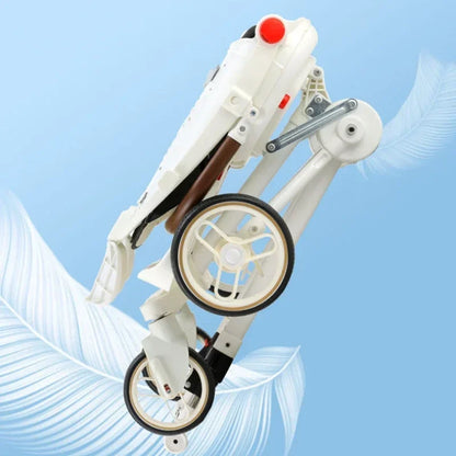 Twin strollers for two children Two seats Lightweight folding stroller Multifunctional stroller can sit and lie down
