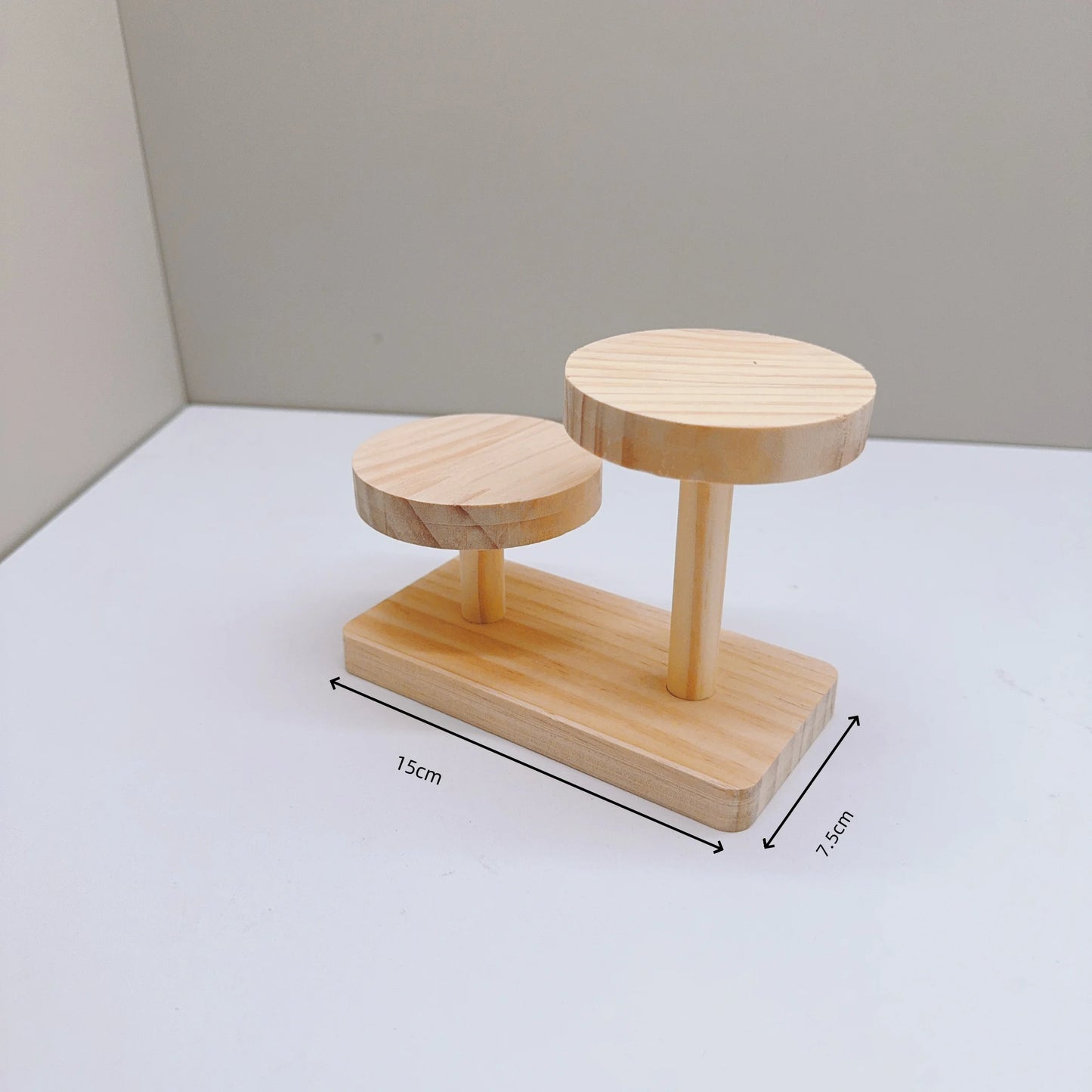 Wooden display rack with storage rack - Multi-layer storage box for jewelry.superior plants - for jewelry bead display