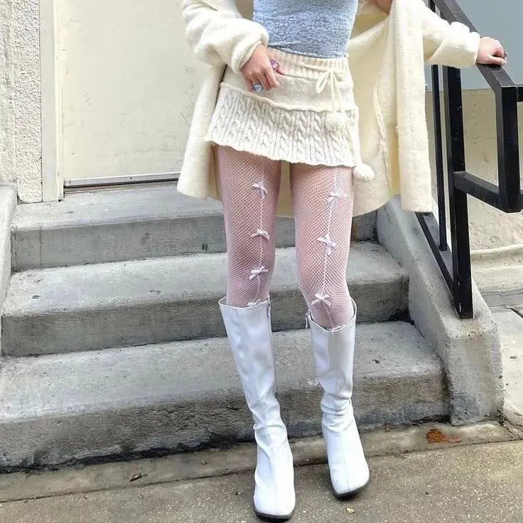 Women's Knitted Mini Skirt with Pom Pom Cable-knit Sweater Skirts Miniskirt Y2K Soft Girl Christmas Outfit