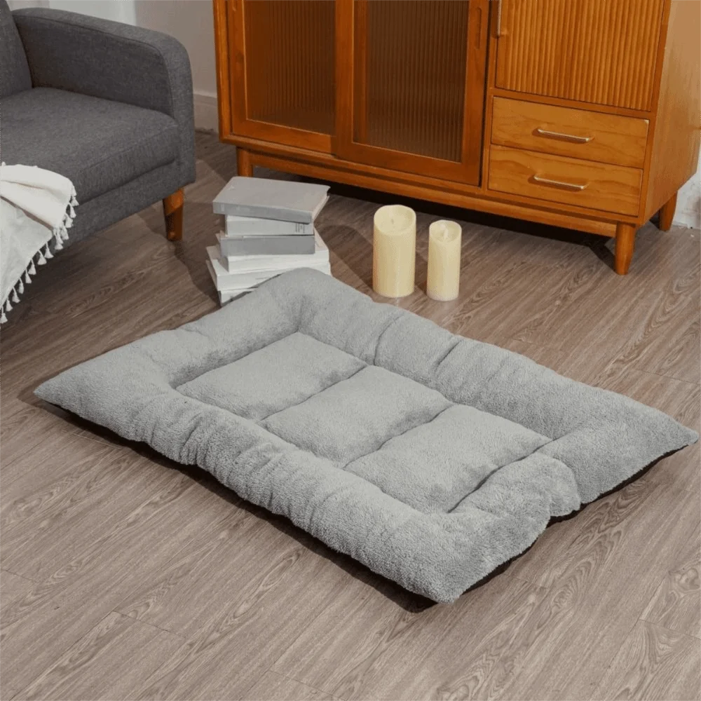 Pet Floor Pad Warm Dog Bed Mat Surrounding Style Super Soft Pet Pad Non-slip Comfortable Thickened Pet Mat Pet Rest