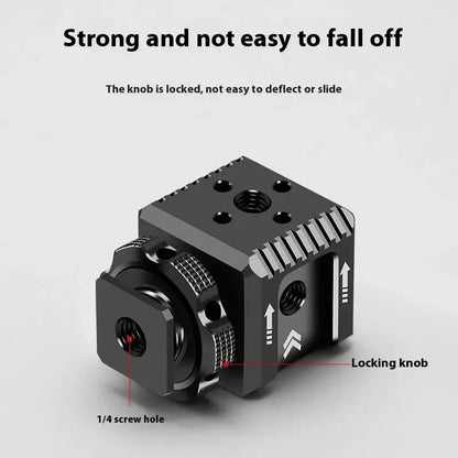 Camera Accessories Three-head Hot And Cold Shoe Base Aluminum Alloy Extension For Camera Cage Rig Variety Of Expansion Interface
