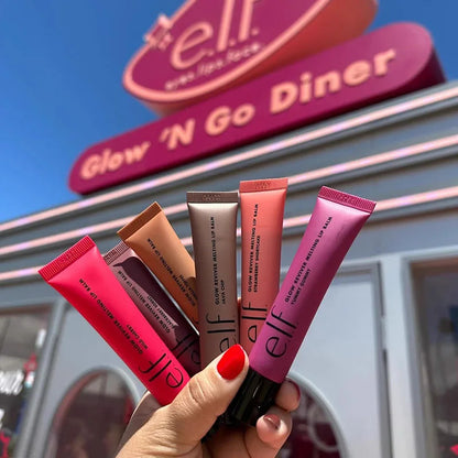 Elf Colorful Lip Gloss Multicolor Portable Lightweight Smooth Glossy Lip Oil Moisturizing Repair Makeup Christmas Gift for Women