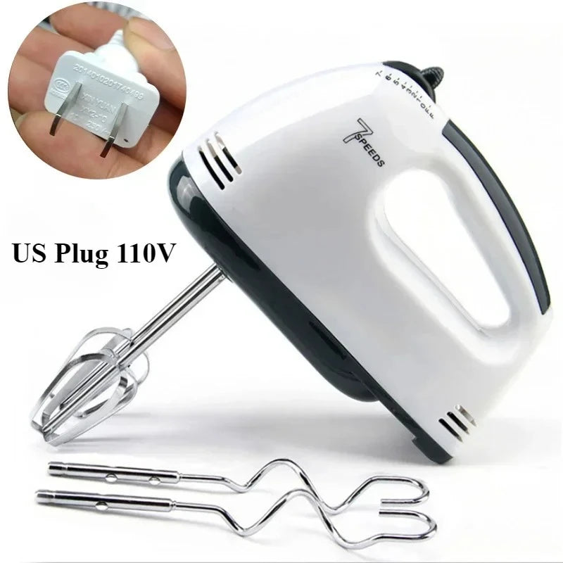 Handheld 7-Speed Automatic Electric Mixer for Baking Multi-Functional Food Egg Cream Cake Dough Mixing Home Kitchen Use