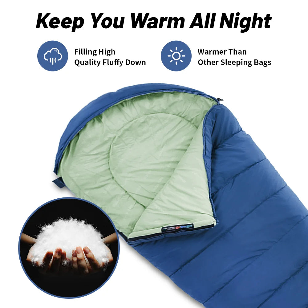 Naturehike Camping Sleeping Bag Ultralight Waterproof Mummy 4 Season Backpacking Sleeping Bags Outdoor Travel Hiking
