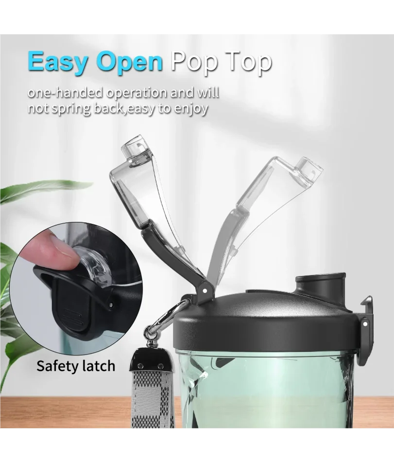 Portable Blender Electric Juicer 600ML Fruit Mixers 4000mAh USB Rechargeable Smoothie Mini Blender Multifunction Juice Maker
