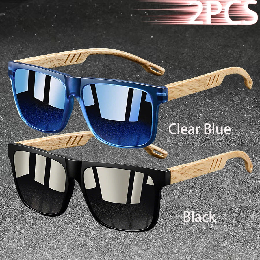Fashion Vintage Square Square Frame Sunglasses Men Women Fishing Driving Man Luxury Brand Designer Sun Glasses  Eyewear