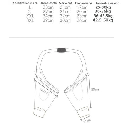 Large Dog Knee Protection Clothing Dirt-proof Pet Coats Protect Joint Breathable Pet Elbow Protect Cloth Portable Dog Supplies