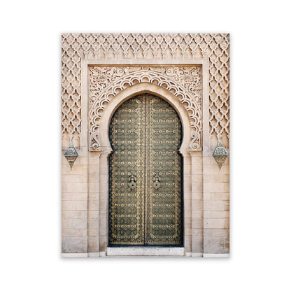 Moroccan Wall Art Canvas Print Marrakesh Architecture Poster Boho Wall Decor Terracotta Art Picture Decoration Painting for Home