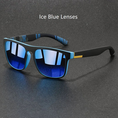 Fashion Vintage Square Sunglasses Men Women Fishing Driving Man Luxury Brand Designer Sun Glasses Anti-Glare Retro Eyewear