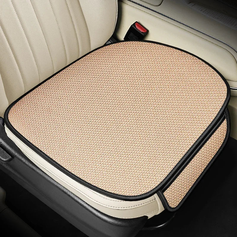 Car Seat Cushion Breathable Ice Silk Anti-Slip Car Seat Cover Set Four Seasons Universal Car Seat Cover Car Interior Accessories