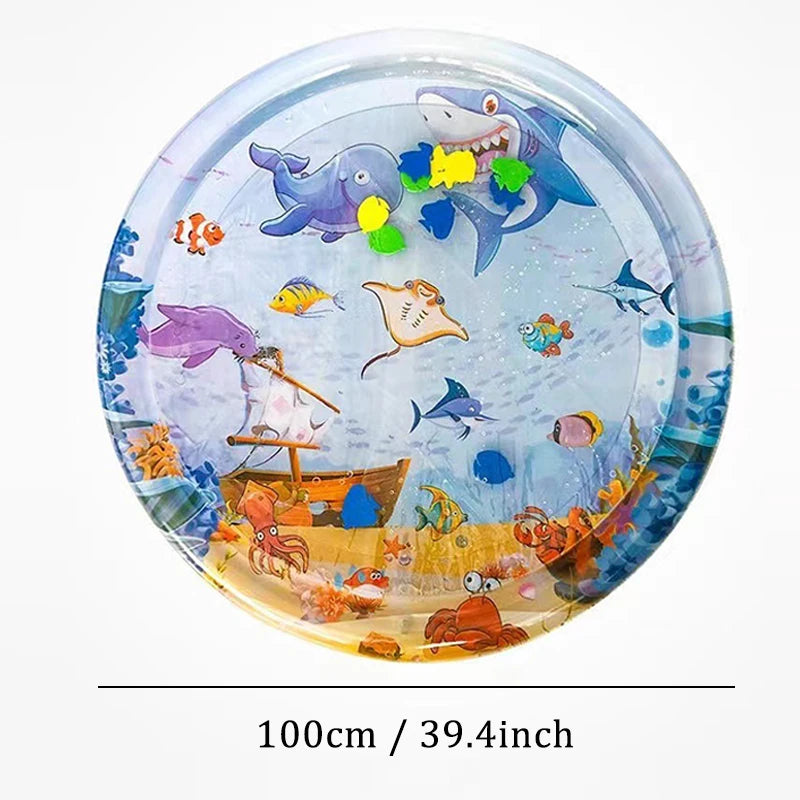 Pet Water Sensory Play Mat Inflatable Cat Water Bed Cushion Puppy Cats Pet Kennel Outdoor Water Toy Cool Cold Mat Pet Supplies