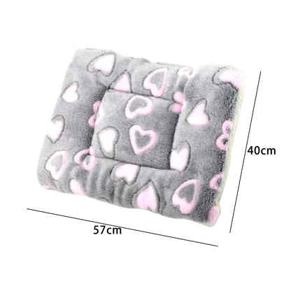 Dog Bed Mat Comfortable Cute Warm Soft Kennel Cat Bed Mats Pet Pad for Household Bunny Autumn Winter Doggy Cats or Small Dogs