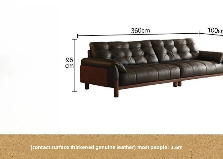 soft bag leather sofa Medieval retro living room small sofa apartment household sala de estar sofás furniture for living room
