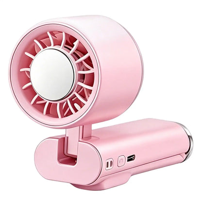 Portable Fan 199-Speed 4000mAh Rechargeable Low-Noise Summer Blower Small Pocket Fan For Beach Vacation Outdoor Indoor Travel
