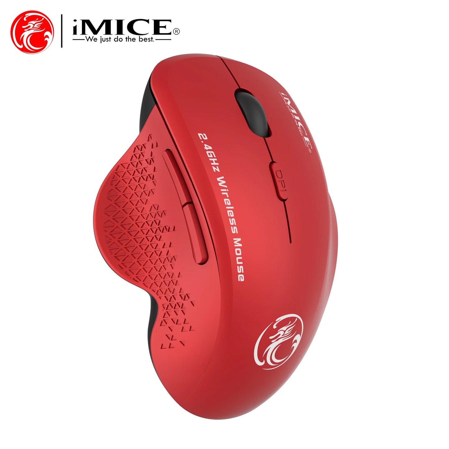 Imice Wireless Mouse with 2.4GHz USB Receiver 1600DPI Mouse for Computer Laptop Tablet PC Macbook Ergonomic Gaming Mouse Gamer