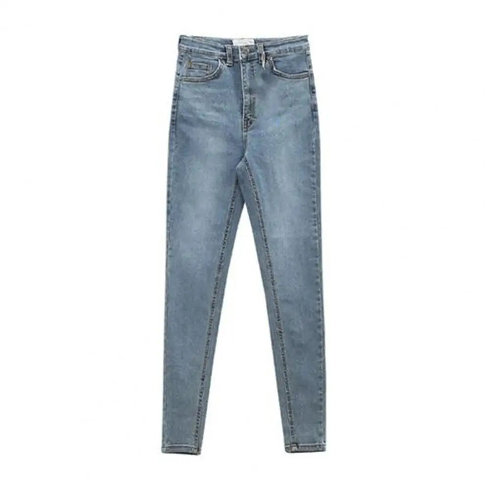 Women High Waist Jeans 2024 Spring Summer Skinny Casual Office Lady Slim Lifting Butt Denim Pencil Pants Female Elastic Trousers