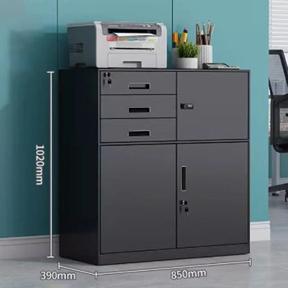 3/4/5 Drawer Office Filing Cabinet Lock Dividers Storage Filing Cabinets Living Room Organizer Cabinet Kitchen Home Furniture