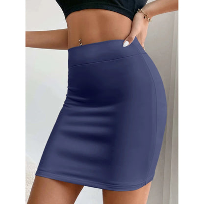 Women's Skirts Everyday Commuter Solid Colour Halter Skirts Trendy Wear Essentials For Office Daily Commuter Wear