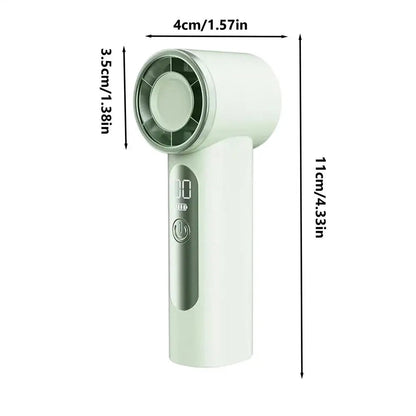 Portable Handheld Fan USB Rechargeable Cooling Fans Tool for Travel Commuting Classroom Home Outdoor Camping Handheld Fan