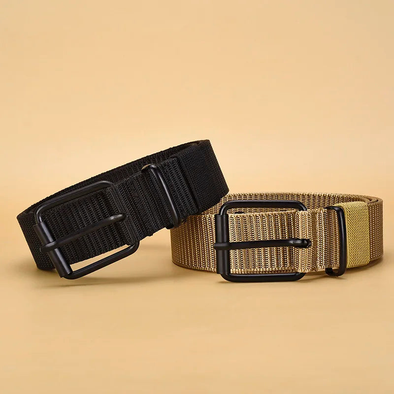 Fashionable Men's Pin Buckle Belt High Quality Simple Outdoor Adventure Multifunctional Belt Retro Men's Birthday Gifts
