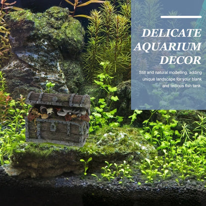 Aquarium Decor Small Fish Ornaments Figurines Resin Decoration Decorative Statues Landscape Centerpiece