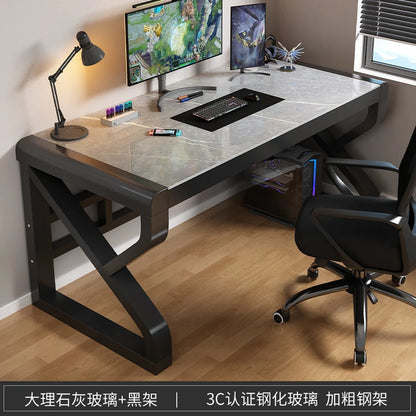 Shelves Modern Office Desk Storage Aesthetic Writing Standing Office Desk Gaming Bedroom Bureaux De Chambre Home Furniture