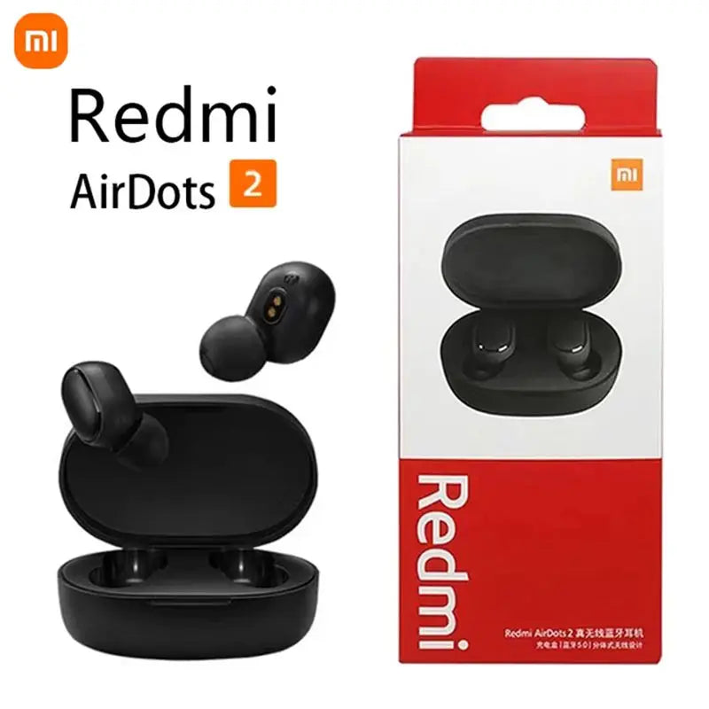 Xiaomi Airdots 2 Wireless Earphones Bluetooth Headset Wireless Earbuds Noise Cancelling Earphones with Microphone Headphones