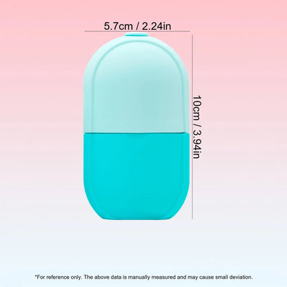 Reusable Silicone Face Ice Mask Mold for Cooling Puffy Eyes Soothing Skin Care Beauty Tool DIY Skincare Soft Flexible Freezer Sa