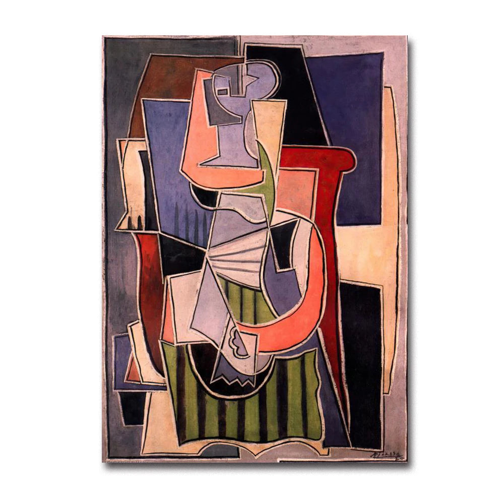 Modern Art Master Picasso Abstract Canvas Painting Cubism Home Wall Art Poster Prints Pictures Bedroom Living Room Decor Murals